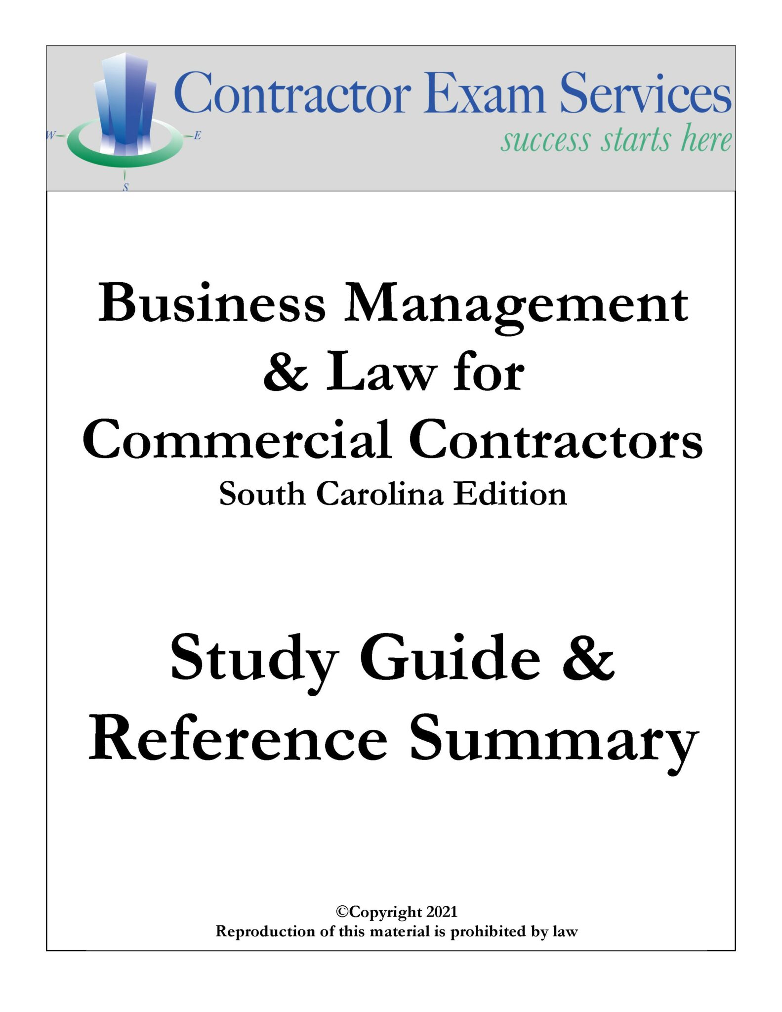 Sc Residential Business Management And Law Practice Test